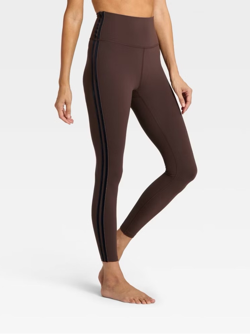 all in motion Everyday Soft Ultra High Rise Piped 7/8 Legging Brown Size Medium